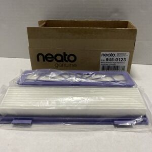 (2) Neato BotVac High Performance Allergen Filters, 2 Pack. Fits 945-0123 Sealed